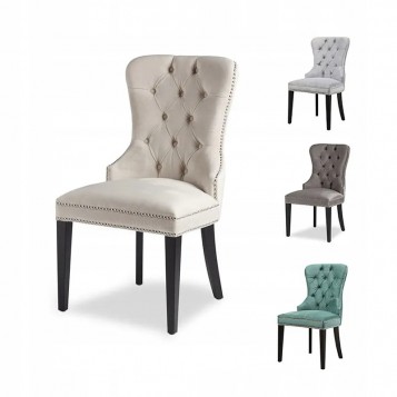 Krzesło pikowane glamoour...