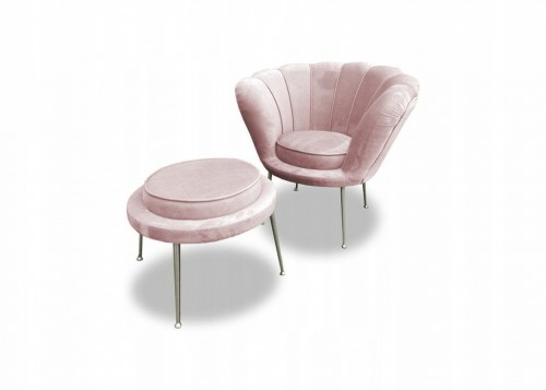 Fotel muszelka Glamour +...