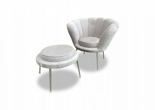 Fotel muszelka Glamour +...