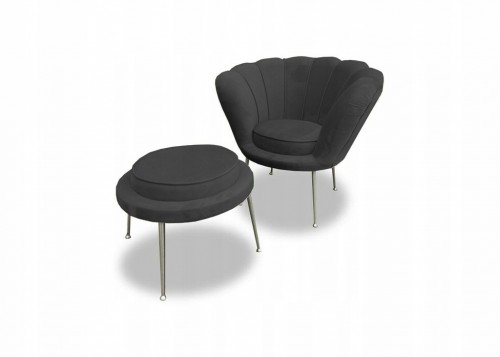 Fotel muszelka Glamour +...