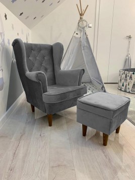 FOTEL USZAK SKANDYNAWSKI...