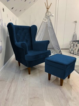 FOTEL USZAK SKANDYNAWSKI...