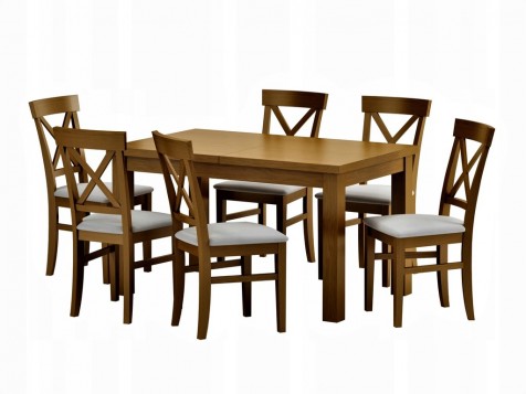 STÓŁ FORNIR 90x140/210 + 6...