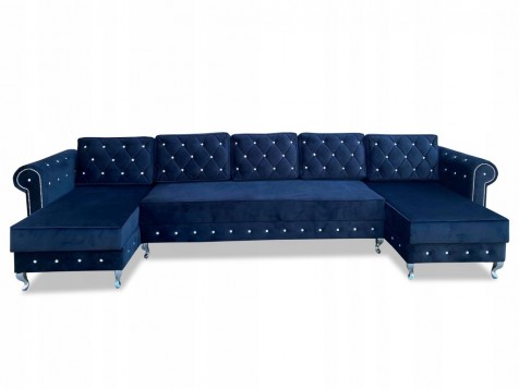 NAROŻNIK GLAMOUR PIKOWANAY...