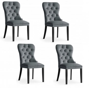 4x krzesła GLAMOUR RÓŻNE...