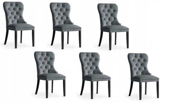 6x krzesła GLAMOUR RÓŻNE...