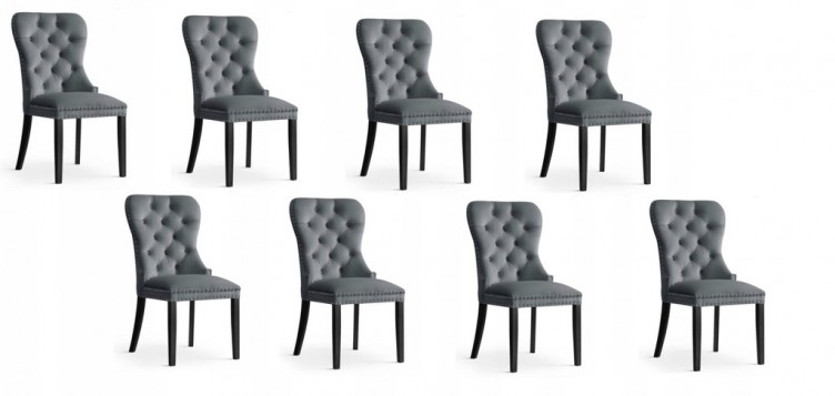 8x krzesła GLAMOUR RÓŻNE...