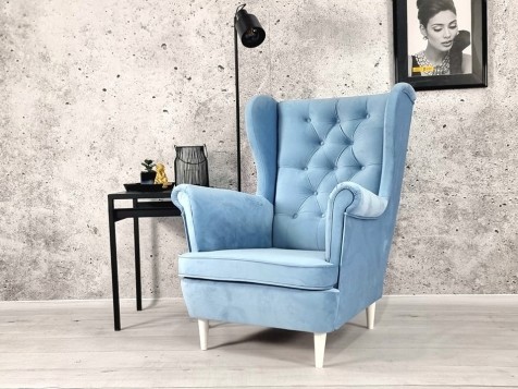 FOTEL USZAK STYL SKANDY...