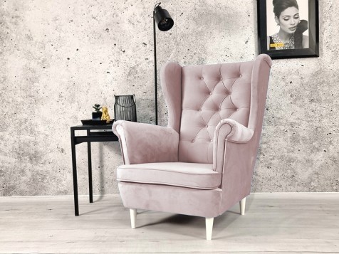 FOTEL USZAK STYL SKANDY...