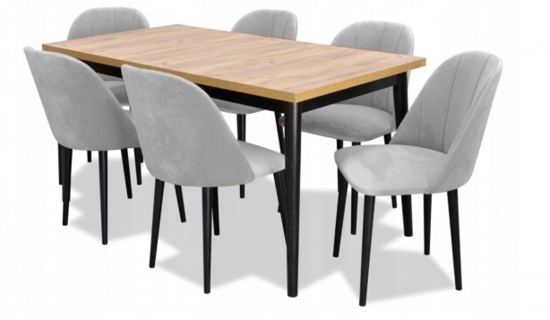 ZESTAW SKANDYNAWSKI STÓŁ...