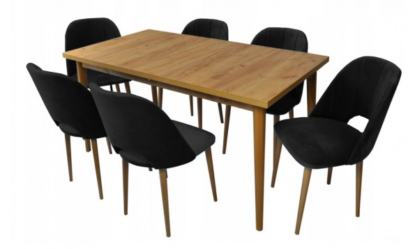 ZESTAW SKANDYNAWSKI STÓŁ...