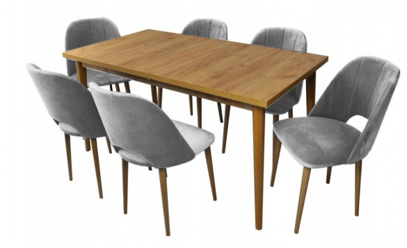 ZESTAW SKANDYNAWSKI STÓŁ...