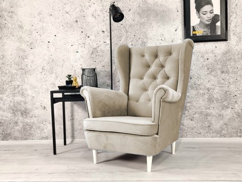 FOTEL STYL CHESTERFIELD...