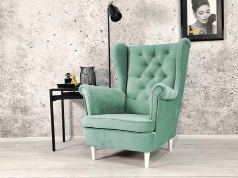 FOTEL STYL CHESTERFIELD...