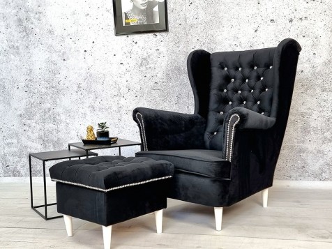 FOTEL USZAK GLAMOUR...