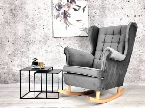 Fotel Uszak Płozy Bieguny...