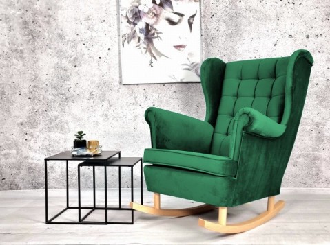 Fotel Uszak Płozy Bieguny...