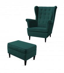 FOTEL USZAK SKANDYNAWSKI WE...