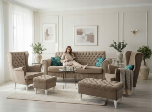 ZESTAW WYPOCZYNKOWY W STYLU...