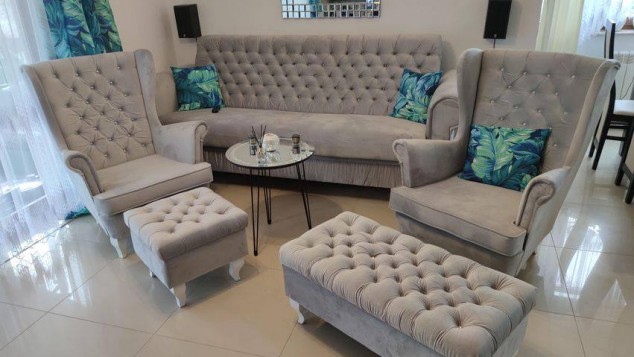 KOMPLET WYPOCZYNKOWY SOFA +...