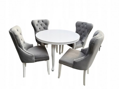 BIAŁY ZESTAW DO SALONU STÓŁ...